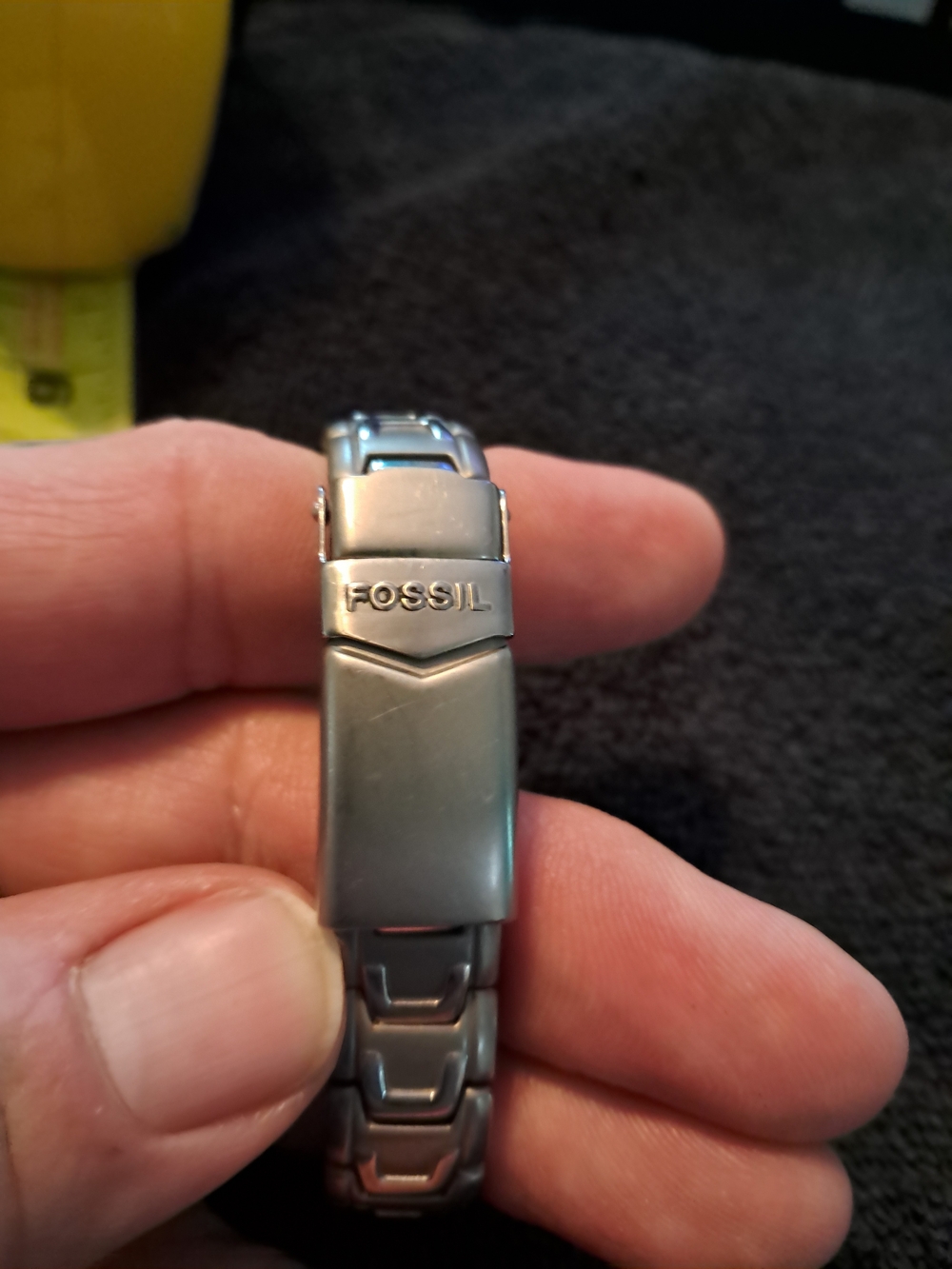Fossil Stainless Steel Blue Dial Dive Watch - Picture 3 of 3